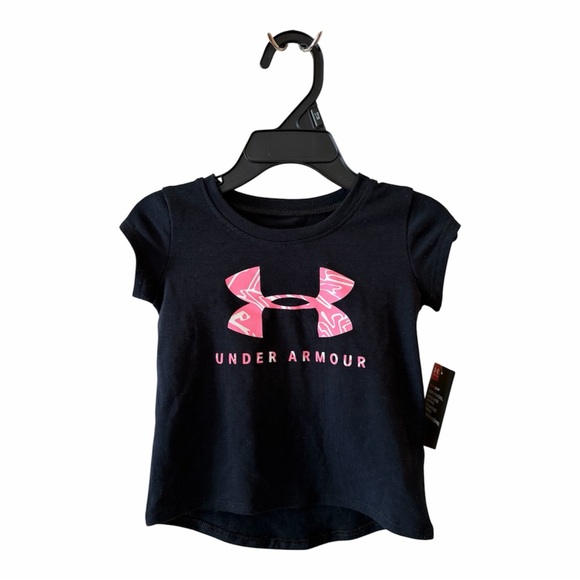 Under Armour Other - Toddler Under Armour Navy and Pink Graphic Tee